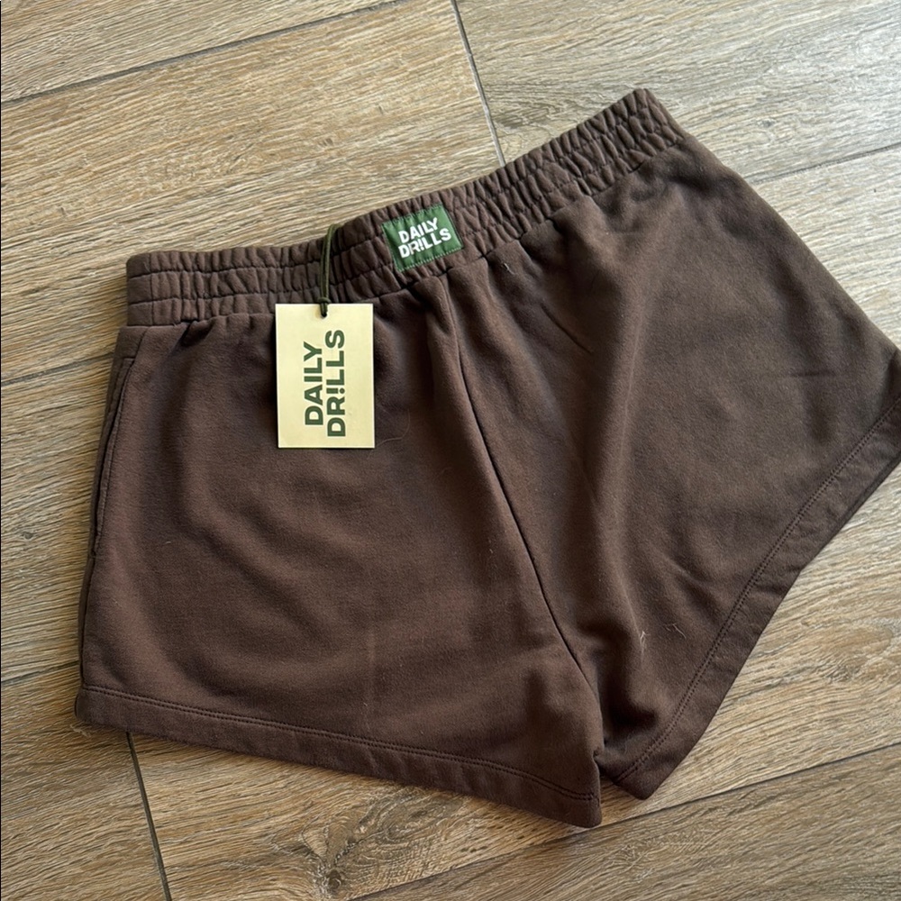 Daily Drills Brown Shorts